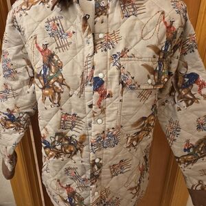 Tasha Polizzi Cowboy Print Utility Jacket